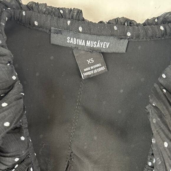 SABINE MUSAYEV Manuela‎ Mini Dress in Black Size XS - Picture 6 of 10